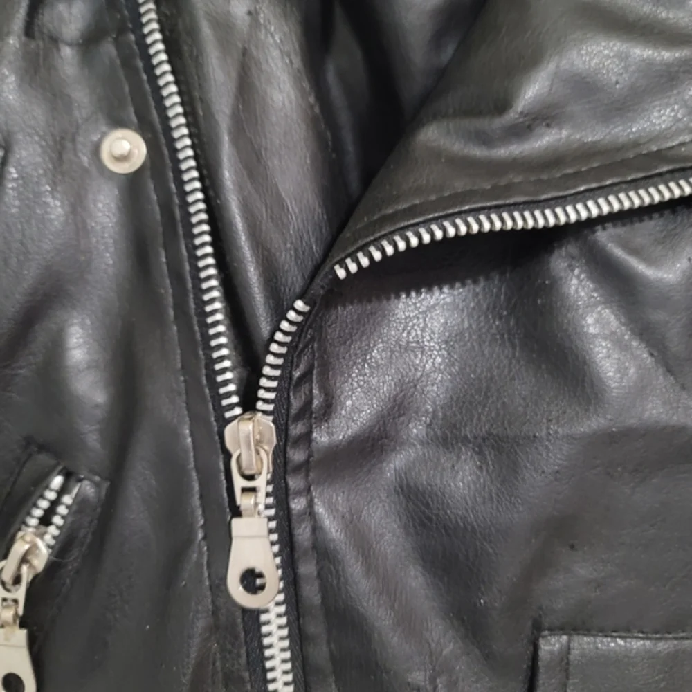 Boys Girls Youth Moto Coat‎ Jacket color Black Sz 4 Faux Leather Biker.So cute!